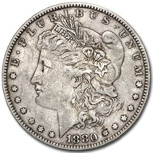 1880 Morgan Dollar XF 1880 Morgan Dollar XF